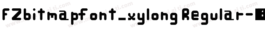 FZbitmapfont_xylong Regular字体转换